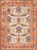 large gavin morton arts and crafts design irish donegal rug 49498 Nazmiyal