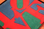 modern pop art love rug by robert indiana 49562 side Nazmiyal