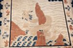 small size antique chinese rug 49581 golden small size antique chinese rug 49581 golden Nazmiyal
