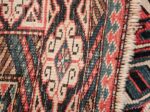 small size antique tribal perpedil caucasian rug 49540 knots Nazmiyal