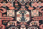 small size antique tribal perpedil caucasian rug 49540 square Nazmiyal
