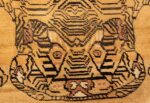 tiger design vintage chinese rug 49560 head Nazmiyal