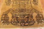 tiger design vintage chinese rug 49560 top Nazmiyal