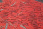 vintage ege art scandinavian rug after denis brown 49566 red Nazmiyal