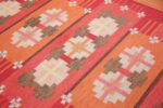 vintage flat woven scandinavian rug by ingegerd silow 49583 side Nazmiyal