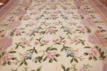 vintage floral romanian bessarabian rug 50379 field Nazmiyal