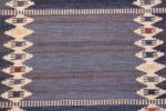 vintage geometric scandinavian kilim rug by barbro nilsson 49572 square vintage geometric scandinavian kilim rug by barbro nilsson 49572 square Nazmiyal