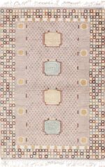 Vintage Mid Century Scandinavian Marta Maas Rug by Barbro Nilsson by nazmiyal
