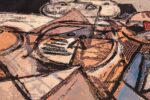 vintage scandinavian rug by corneille 49578 faces
