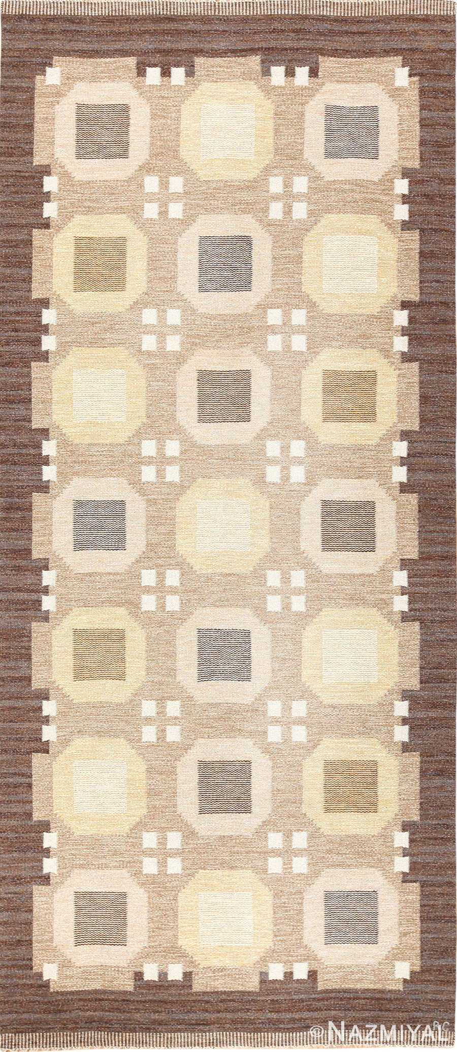 Vintage Rakel Callander Scandinavian Swedish Kilim Rug 49575 by Nazmiyal