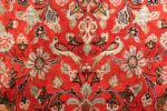 animal motif silk vintage qum persian runner rug 49602 couple Nazmiyal