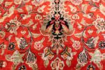 animal motif silk vintage qum persian runner rug 49602 sparrow Nazmiyal