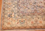 antique blue background khorassan persian rug 49597 corner Nazmiyal
