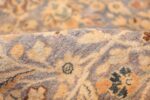 antique blue background khorassan persian rug 49597 pile Nazmiyal