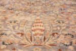 antique blue background khorassan persian rug 49597 pine Nazmiyal