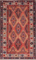 Small Tribal Geometric Antique Northwest Persian Rug 49641 by Namziyal