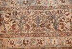 antique navy background khorassan persian rug 49655 bushes Nazmiyal