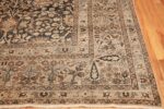 antique navy background khorassan persian rug 49655 corner Nazmiyal