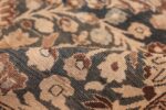 antique navy background khorassan persian rug 49655 pile Nazmiyal
