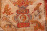 antique shabby chic oushak turkish rug 49484 knots Nazmiyal