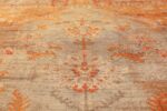 antique shabby chic oushak turkish rug 49484 top Nazmiyal