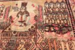 antique small size pictorial kerman persian rug 49618 right Nazmiyal