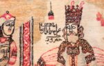 antique small size pictorial kerman persian rug 49618 front Nazmiyal