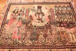 antique small size pictorial kerman persian rug 49618 whole Nazmiyal