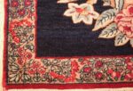 antique square small size kerman persian rug 49614 corner Nazmiyal