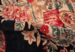antique square small size kerman persian rug 49614 pile Nazmiyal