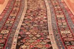 antique tribal kuba caucasian runner rug 49643 field Nazmiyal