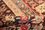 antique tribal kuba caucasian runner rug 49643 pile Nazmiyal