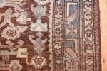 geometric designed antique tribal malayer persian runner rug 49629 border Nazmiyal