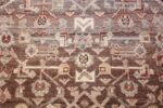 geometric designed antique tribal malayer persian runner rug 49629 flower Nazmiyal