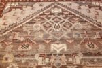 geometric designed antique tribal malayer persian runner rug 49629 shape Nazmiyal