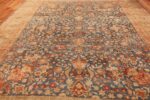 gray background antique khorassan persian rug 49634 field Nazmiyal