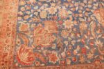gray background antique khorassan persian rug 49634 side Nazmiyal