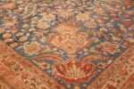 gray background antique khorassan persian rug 49634 vase Nazmiyal