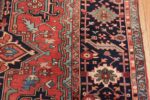 large antique geometric heriz persian rug 49654 border Nazmiyal