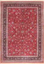 Large Silk and Wool Vintage Persian Khorassan Rug 60036 by Nazmiyal