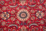 large silk and wool vintage khorassan persian rug 60036 center Nazmiyal