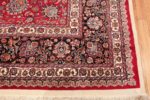 large silk and wool vintage khorassan persian rug 60036 corner Nazmiyal