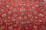 large silk and wool vintage khorassan persian rug 60036 middle Nazmiyal
