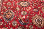 large silk and wool vintage khorassan persian rug 60036 side Nazmiyal