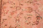 large silk and wool vintage tabriz persian rug 60014 scrolls Nazmiyal