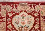long and narrow silk vintage qum persian rug 49603 signature Nazmiyal