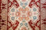 long and narrow silk vintage qum persian rug 49603 star Nazmiyal