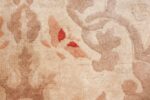 oval antique ivory background chinese rug 49592 butterfly Nazmiyal