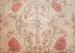 oval antique ivory background chinese rug 49592 medallion Nazmiyal