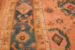 oversized antique oushak turkish rug 49637 border Nazmiyal